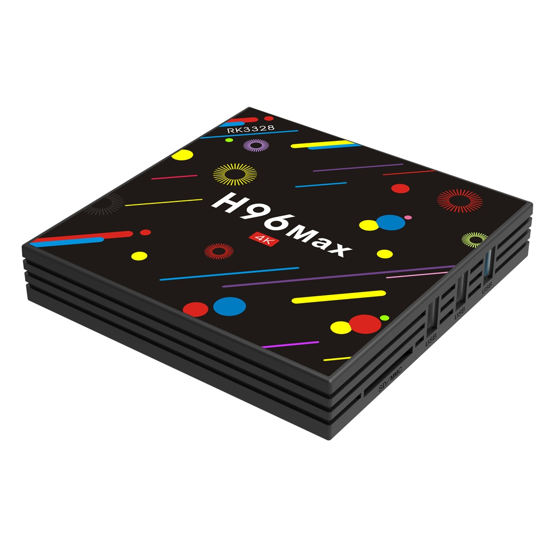 H96 Max-H2C 4K Ultra HD Full HD Media Player Smart TV BOX with Remote Controller, Android 7.1, RK3328 Quad-Core 64bit Cortex-A53, 4GB+32GB, Support