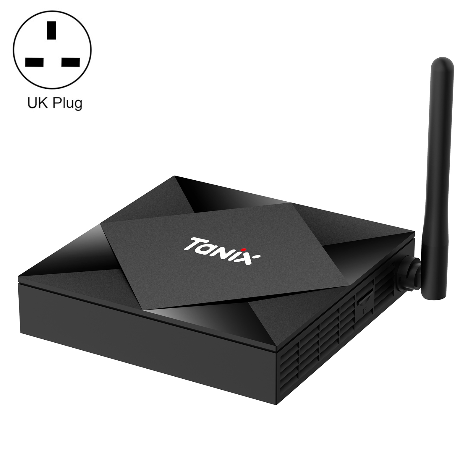 TANIX TX6s 4K Smart TV BOX Android 10 Media Player with Remote Control, Quad Core Allwinner H616, RAM: 4GB, ROM: 64GB, 2.4GHz/5GHz WiFi, Bluetooth,