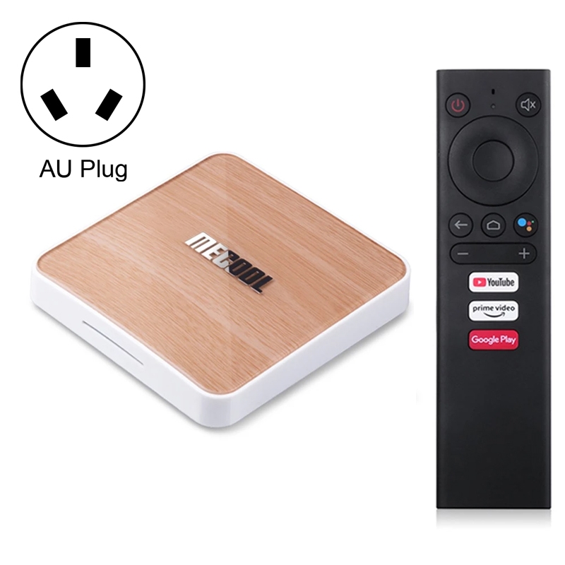 MECOOL KM6 4K Smart TV BOX Android 10.0 Media Player with Remote Control, Amlogic S905X4 Quad Core ARM Cortex A55, RAM: 4GB, ROM: 64GB, Support WiFi,