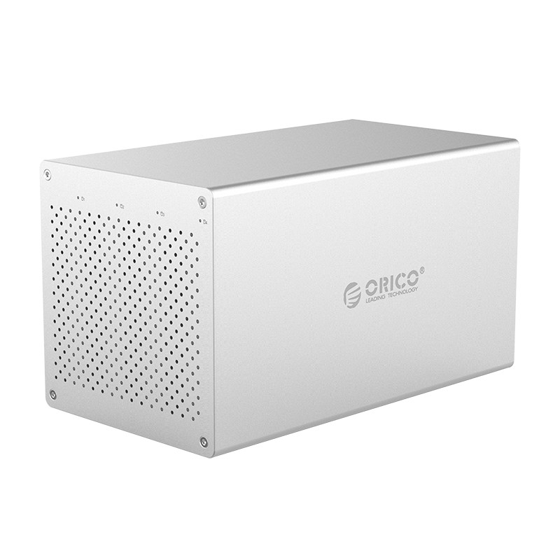 ORICO Honeycomb Series WS400RU3 SATA 3.5 inch USB 3.0 4 Bays Aluminum Alloy HDD / SSD Enclosure with Raid, The Maximum Support Capacity: 40TB -