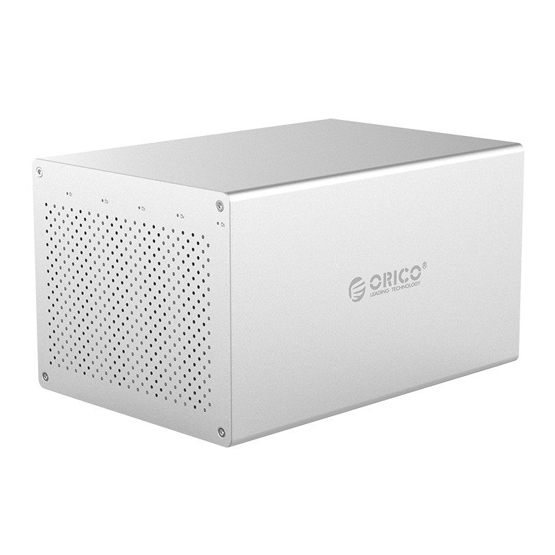 ORICO Honeycomb Series WS500U3 SATA 3.5 inch USB 3.0 5 Bays Aluminum Alloy HDD / SSD Enclosure, The Maximum Support Capacity: 50TB - Shopkiz.com