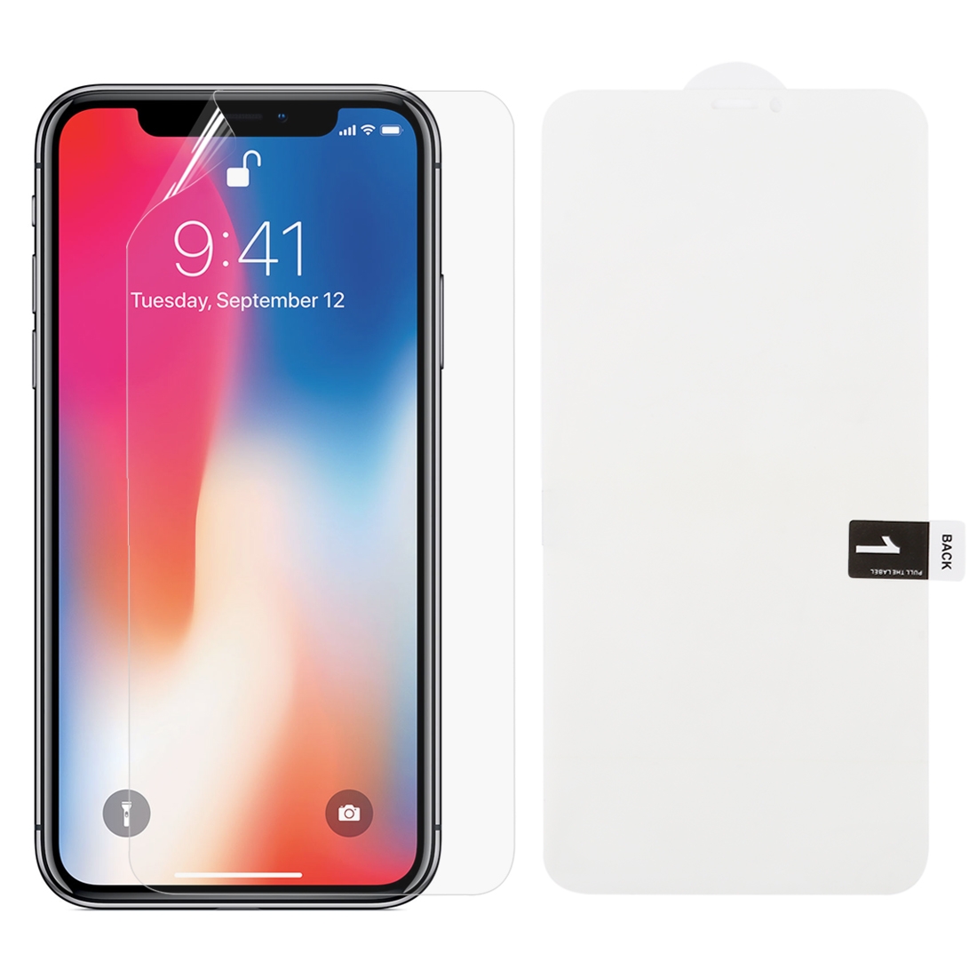 Soft Hydrogel Film Full Cover Front Protector for iPhone X / XS / 11 Pro - Shopkiz.com