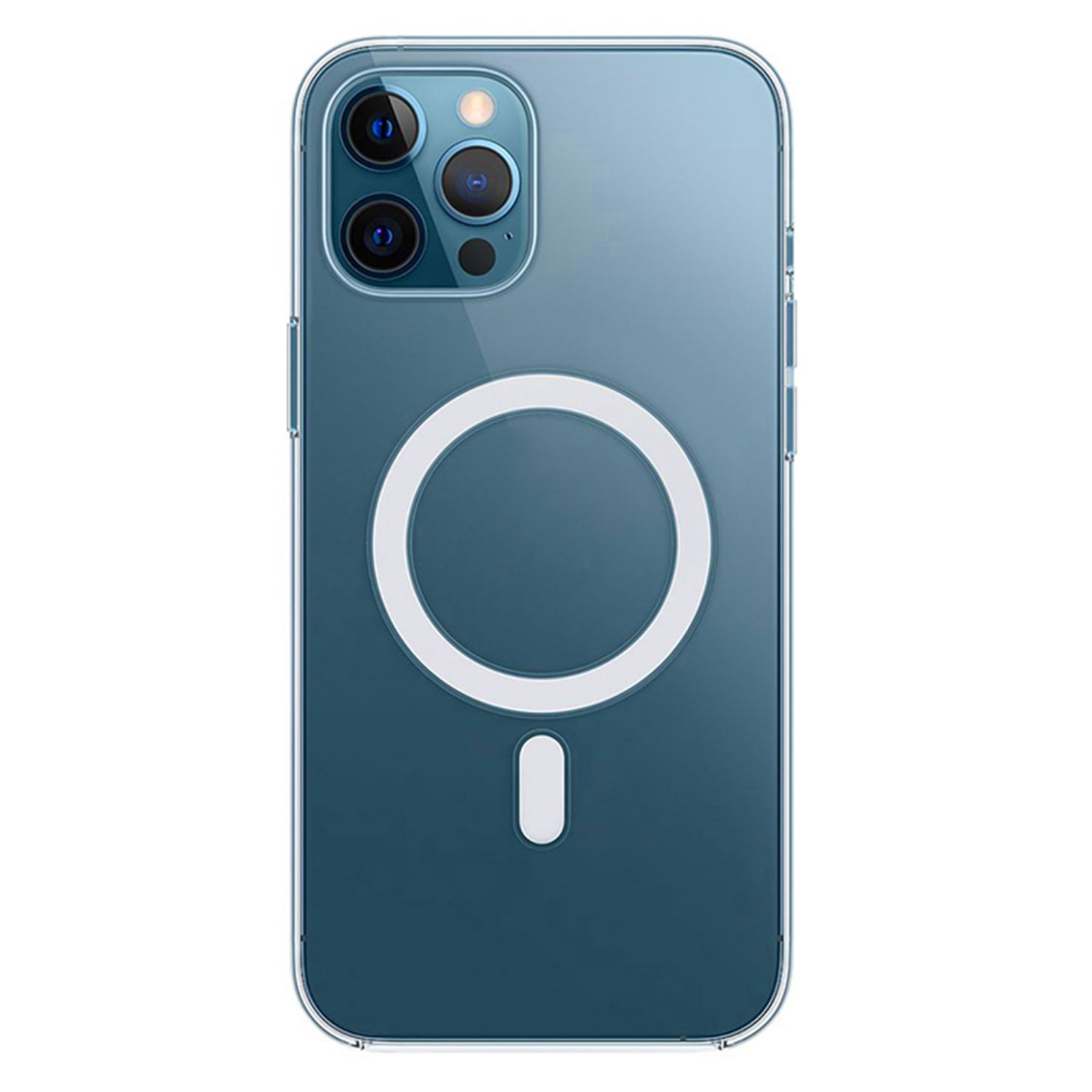 WK WPC-007 iDeal Series Magsafe Case Magnetic Ring All-inclusive Clear TPU Transparent Shockproof Case For iPhone 11 Pro Max - Shopkiz.com