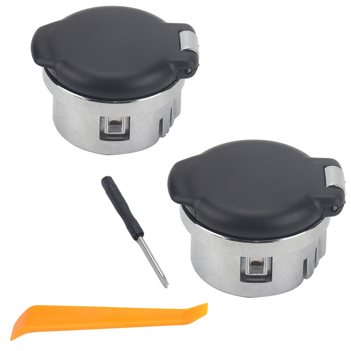 2 PCS Car 12V Power Outlet Cover + Tool Kits 20983936 for Chevrolet - Shopkiz.com