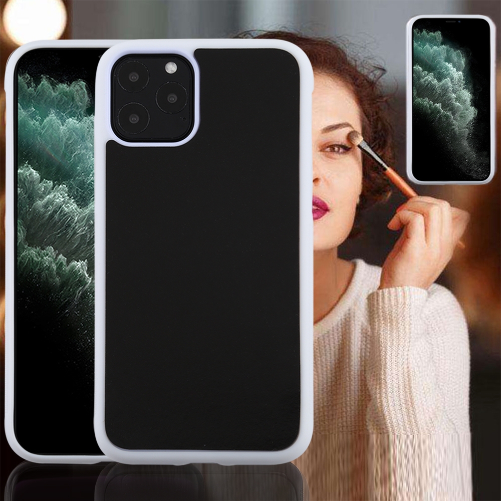 For iPhone 11 Pro TPU + PC Anti-Gravity Dropproof Protective Back Cover(White) - Shopkiz.com