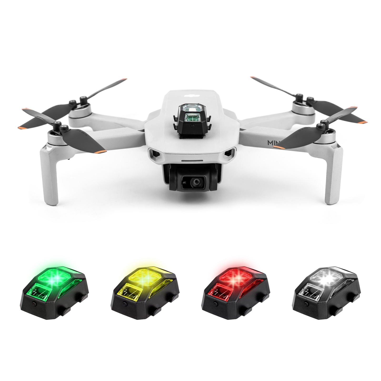 STARTRC 1109184 Drone Universal Rechargeable Colorful Strobe Signal Arm Lights for DJI FPV / Mini 2 / Mavic Air 2 - Shopkiz.com