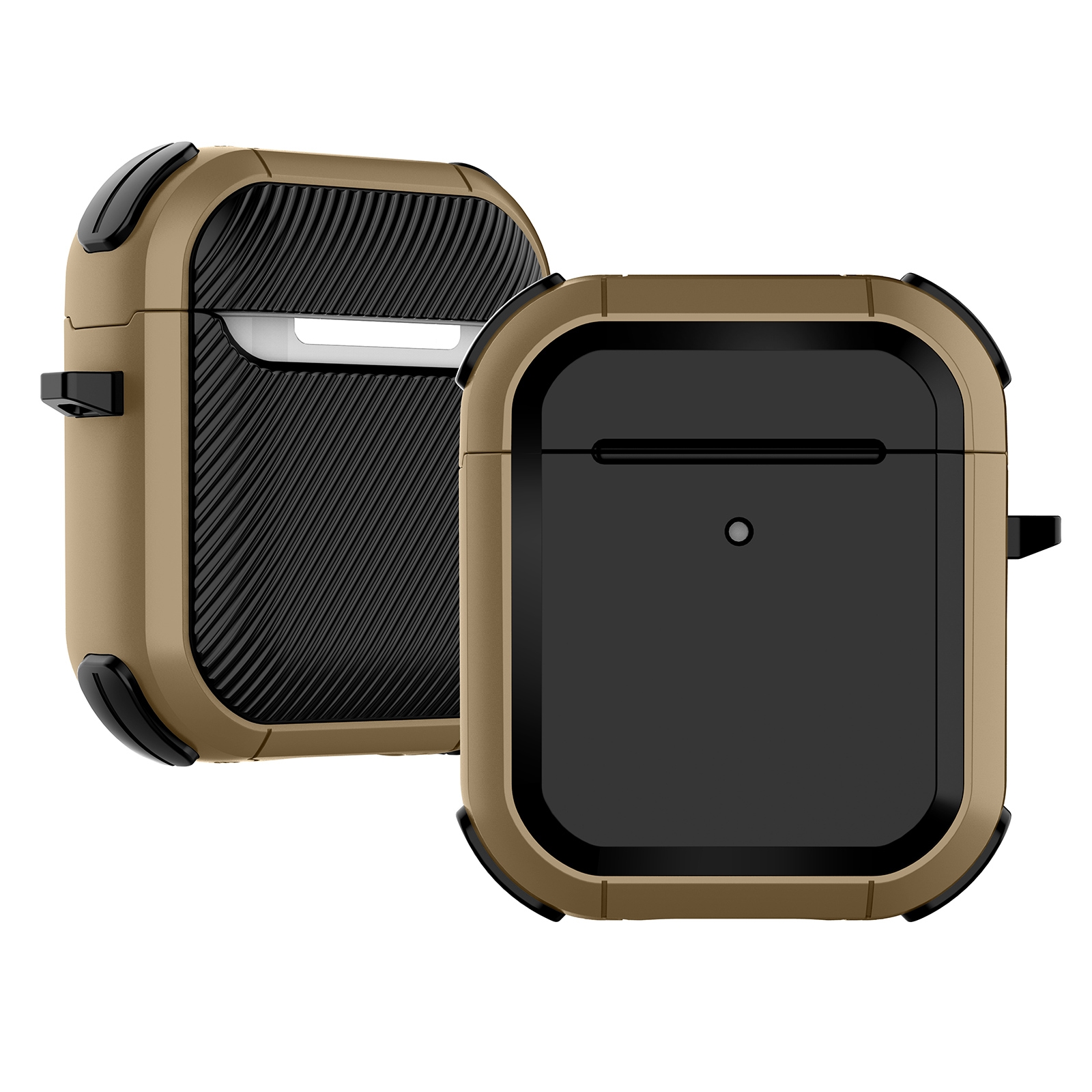 Wireless Earphones Shockproof Thunder Mecha TPU Protective Case For AirPods 1/2(Brown) - Shopkiz.com