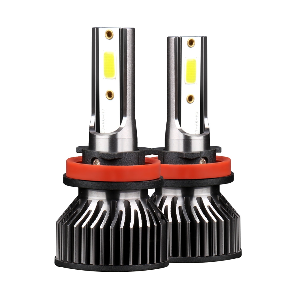 F2 H8 / H9 / H11 2 PCS DC9-36V / 25W / 6000K / 2500LM IP68 Waterproof Car LED Headlight(Cold White Light) - Shopkiz.com