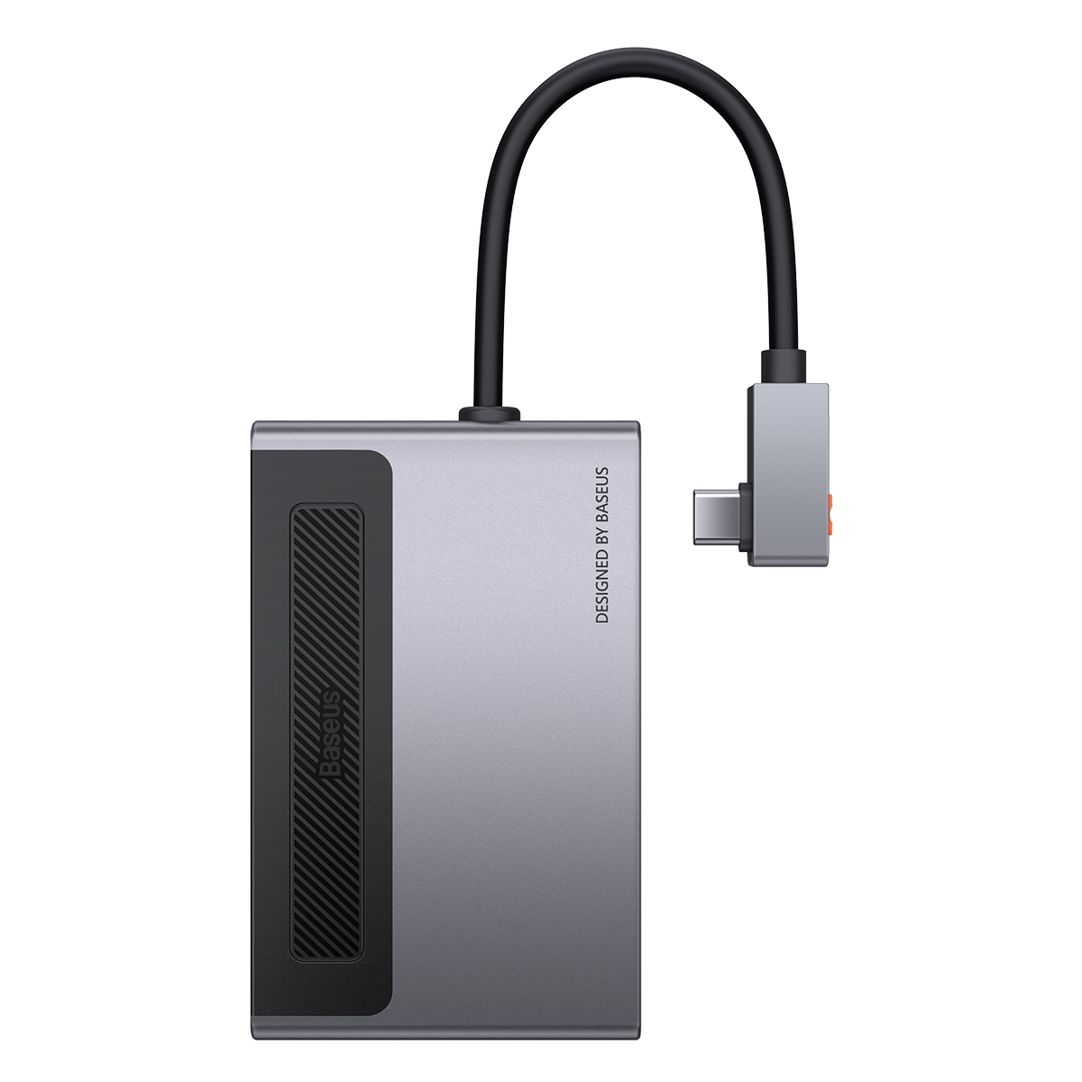 Baseus CAHUB-DA0G Magic Multifunctional Type-C / USB-C HUB with a Retractable Clip, Standard Version(Grey) - Shopkiz.com