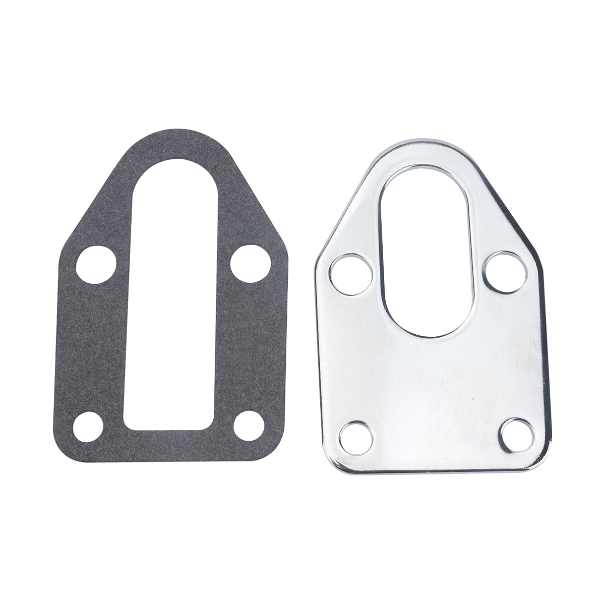 A5170 Car SBC Chrome-plated Fuel Pump Gasket with Hole for Chevrolet - Shopkiz.com