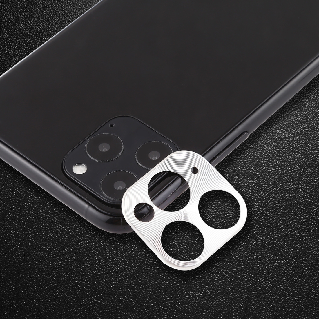 For iPhone 11 Pro Rear Camera Lens Protective Lens Film Cardboard Style(Silver) - Shopkiz.com