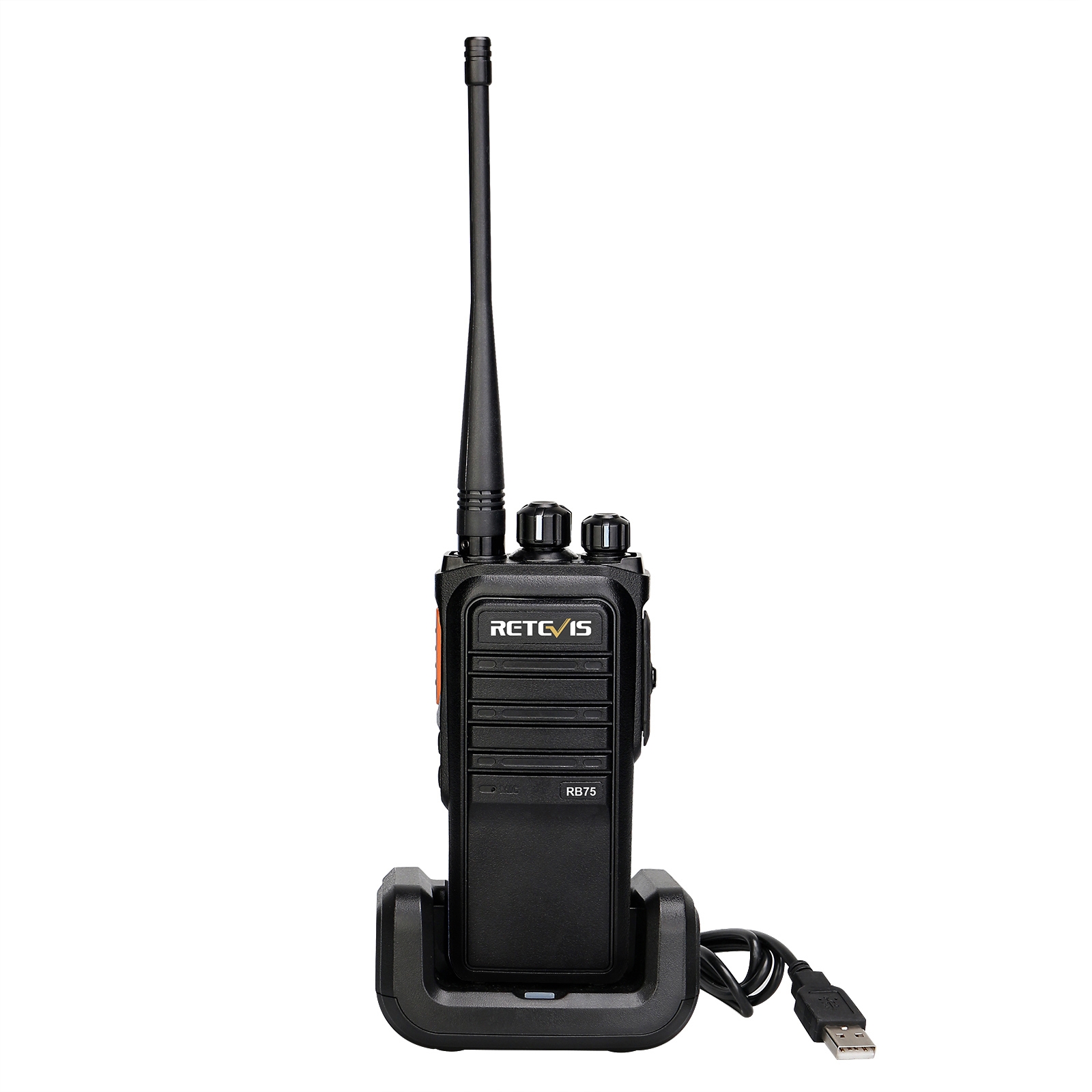 RETEVIS RB75 5W US Frequency 462.5500-467.7125MHz 30CHS GMRS Two Way Radio Handheld Walkie Talkie(Black) - Shopkiz.com