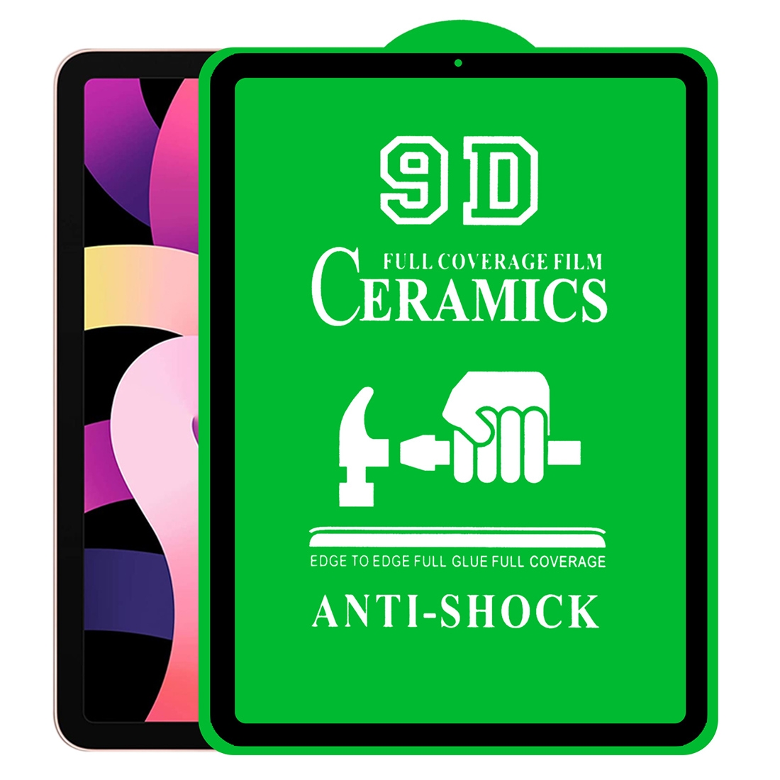 9D Full Screen Full Glue Ceramic Film For iPad Pro 11 2018 & 2020 & 2021 / Air 2022 / 2020 10.9 inch - Shopkiz.com