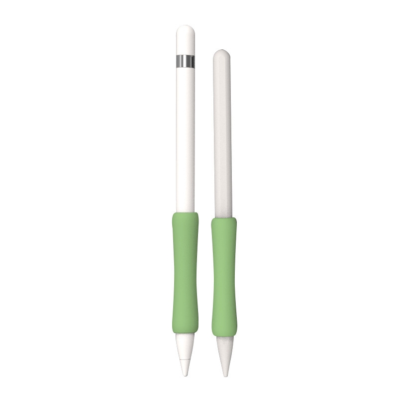 Stylus Touch Pen Silicone Protective Cover For Apple Pencil 1 / 2(Matcha Green) - Shopkiz.com