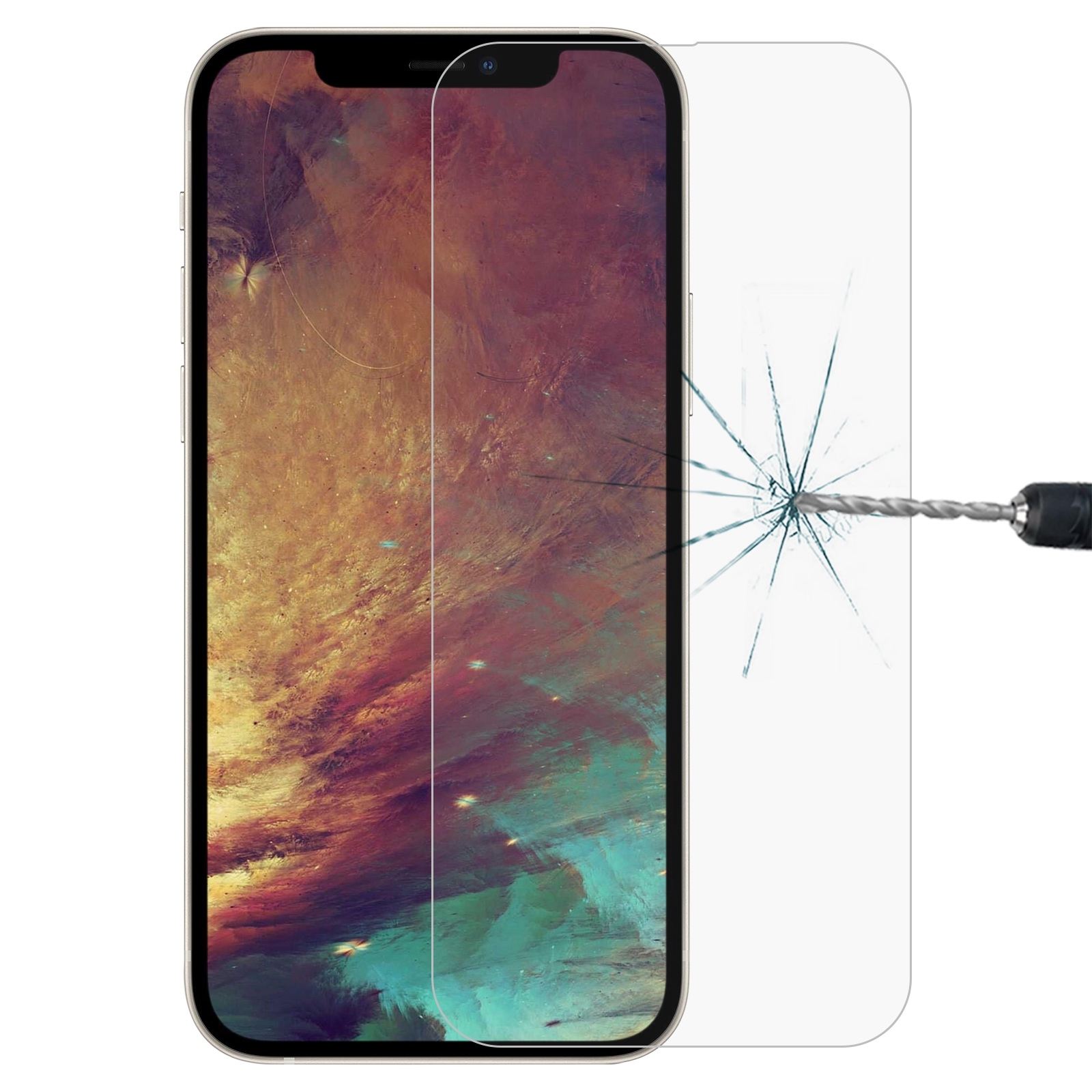 For iPhone 13 Pro Max 0.26mm 9H 2.5D Tempered Glass Film - Shopkiz.com