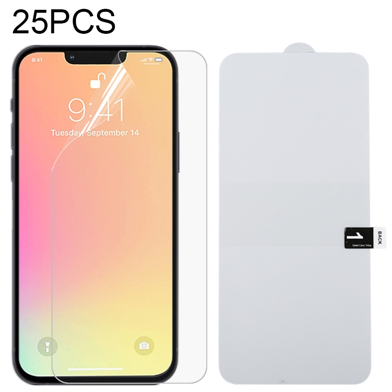 25 PCS Full Screen Protector Explosion-proof Hydrogel Film For iPhone 13 mini - Shopkiz.com