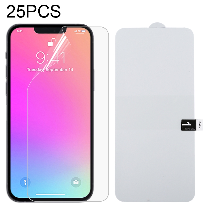 25 PCS Full Screen Protector Explosion-proof Hydrogel Film For iPhone 13 Pro Max / 14 Max - Shopkiz.com