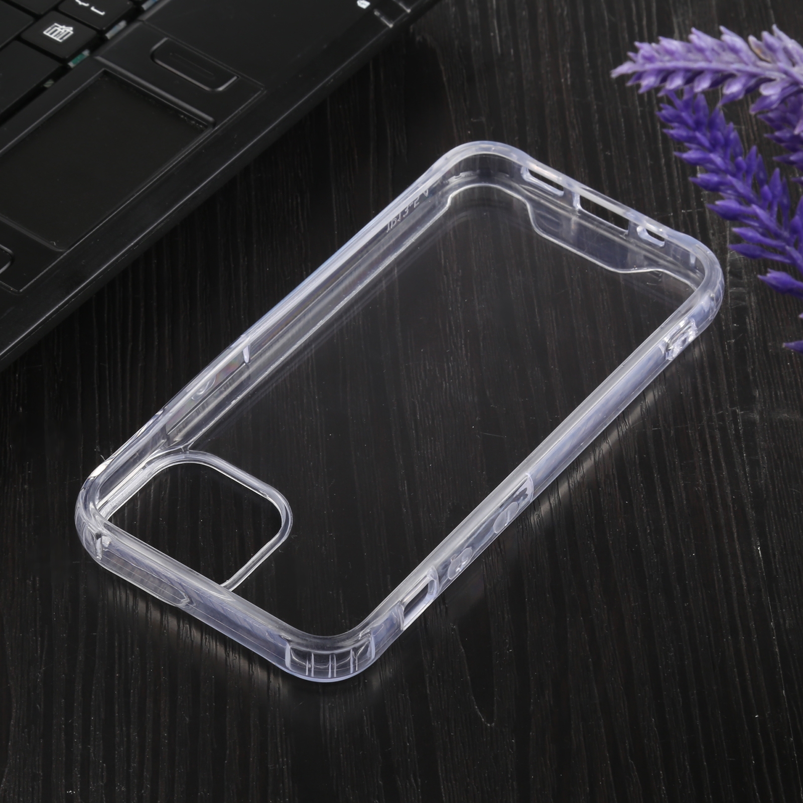 For iPhone 13 Four-corner Shockproof Transparent TPU + PC Protective Case - Shopkiz.com