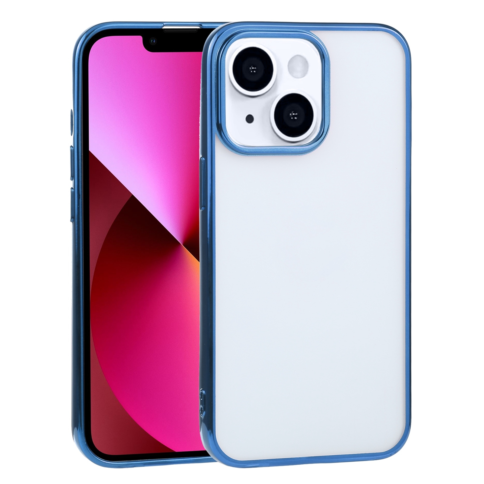 For iPhone 13 Ultra-thin Electroplating TPU Protective Case(Blue) - Shopkiz.com