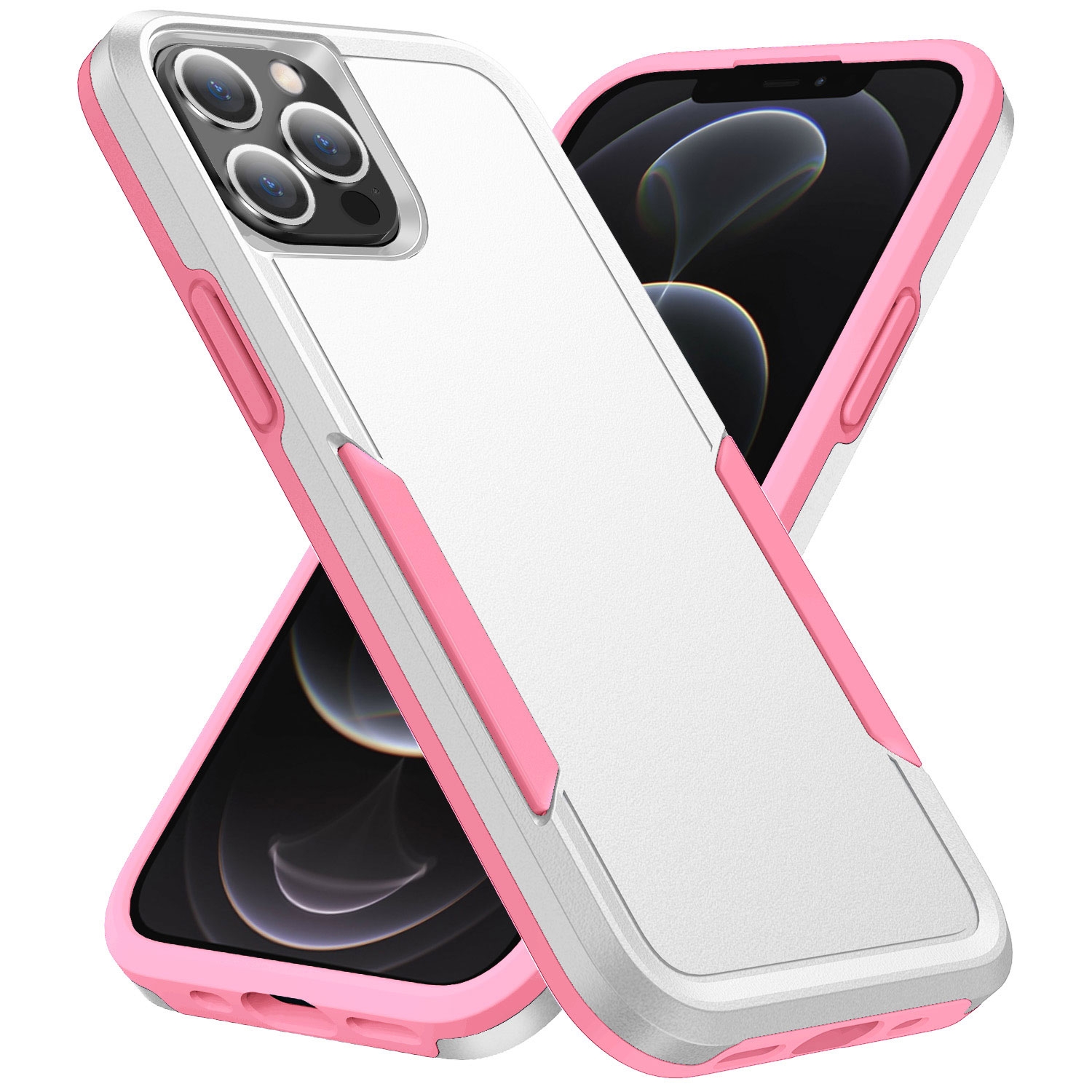 For iPhone 12 / 12 Pro Pioneer Armor Heavy Duty Shockproof Phone Case(White) - Shopkiz.com