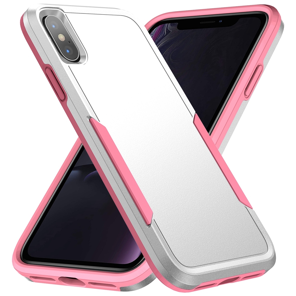 For iPhone XS Max Pioneer Armor Heavy Duty Shockproof Phone Case(White) - Shopkiz.com
