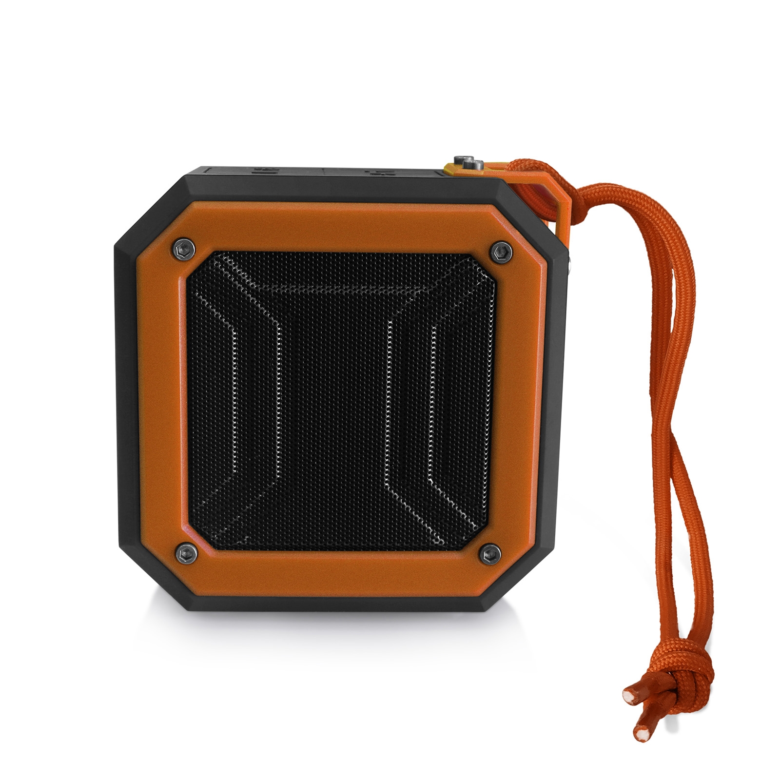 New Rixing NR-103 Mini TWS Bluetooth Speaker with Lanyard(Orange) - Shopkiz.com