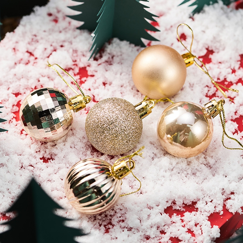 5 PCS Christmas Theme Shooting Props Christmas Balls Ornaments Jewelry Background Photography Photo Props(Gold) - Shopkiz.com