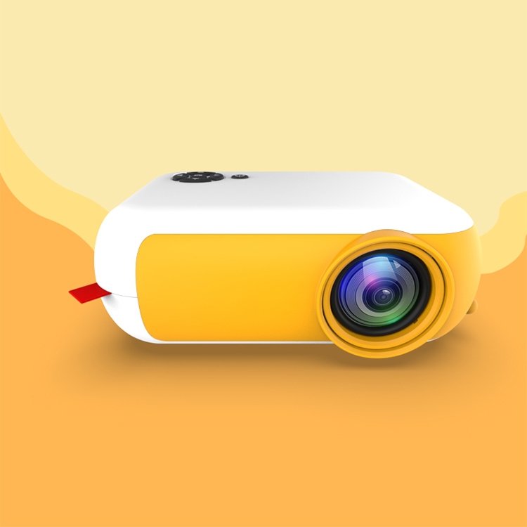A10 480x360 1800 Lumens Portable Home Theater Mini LED HD Digital Projector(White Yellow) - Shopkiz.com