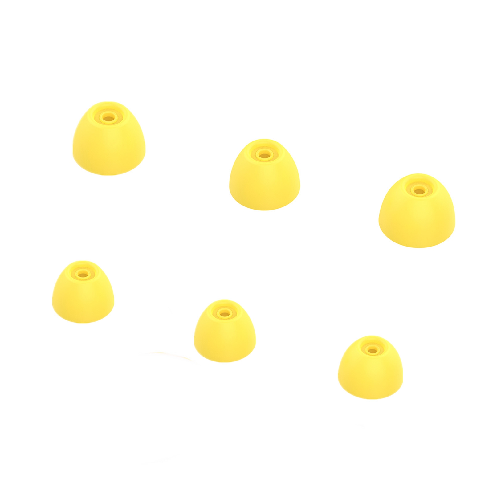 For Samsung Galaxy Buds2 Wireless Earphone Silicone Earplug Sleeve Ear Cap Earmuffs(Yellow) - Shopkiz.com