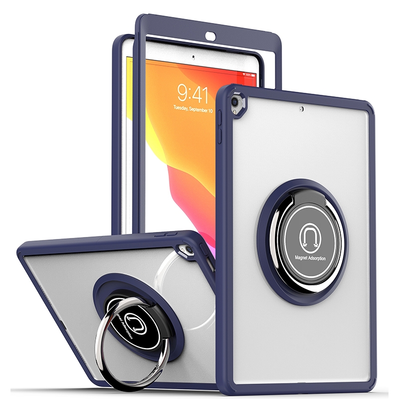 Shadow PC Tablet Case with Ring Holde For iPad 10.2 / 10.5 2019 / 2020(Royal Blue) - Shopkiz.com