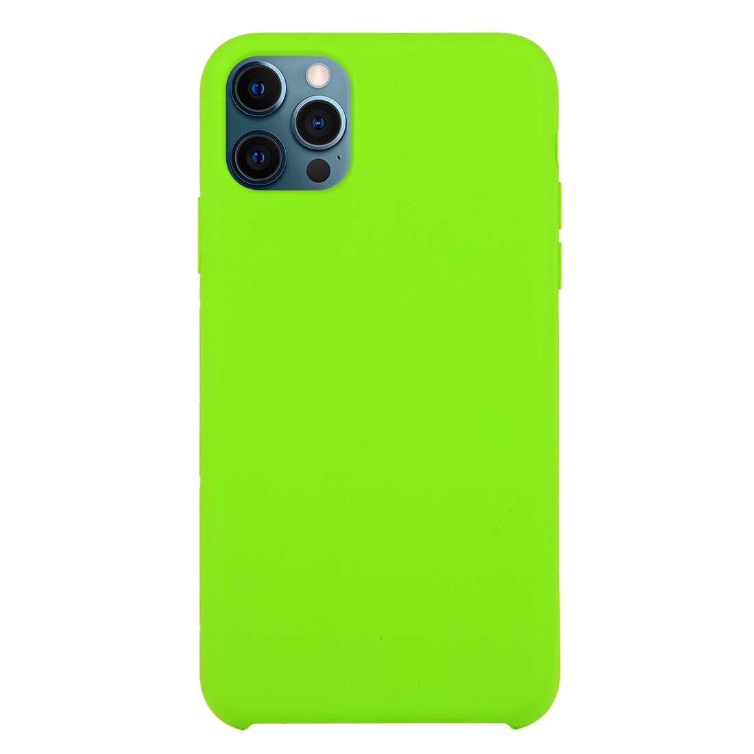 For iPhone 12 / 12 Pro Solid Silicone Phone Case(Dark Green) - Shopkiz.com