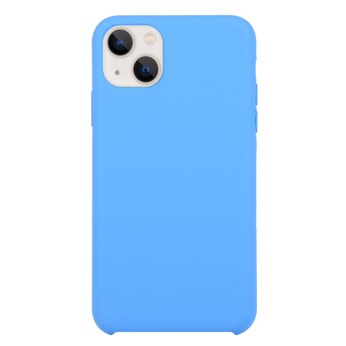 For iPhone 13 Solid Silicone Phone Case(Deep Blue) - Shopkiz.com