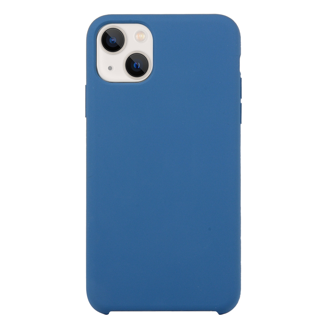 For iPhone 13 Solid Silicone Phone Case(Sea Blue) - Shopkiz.com