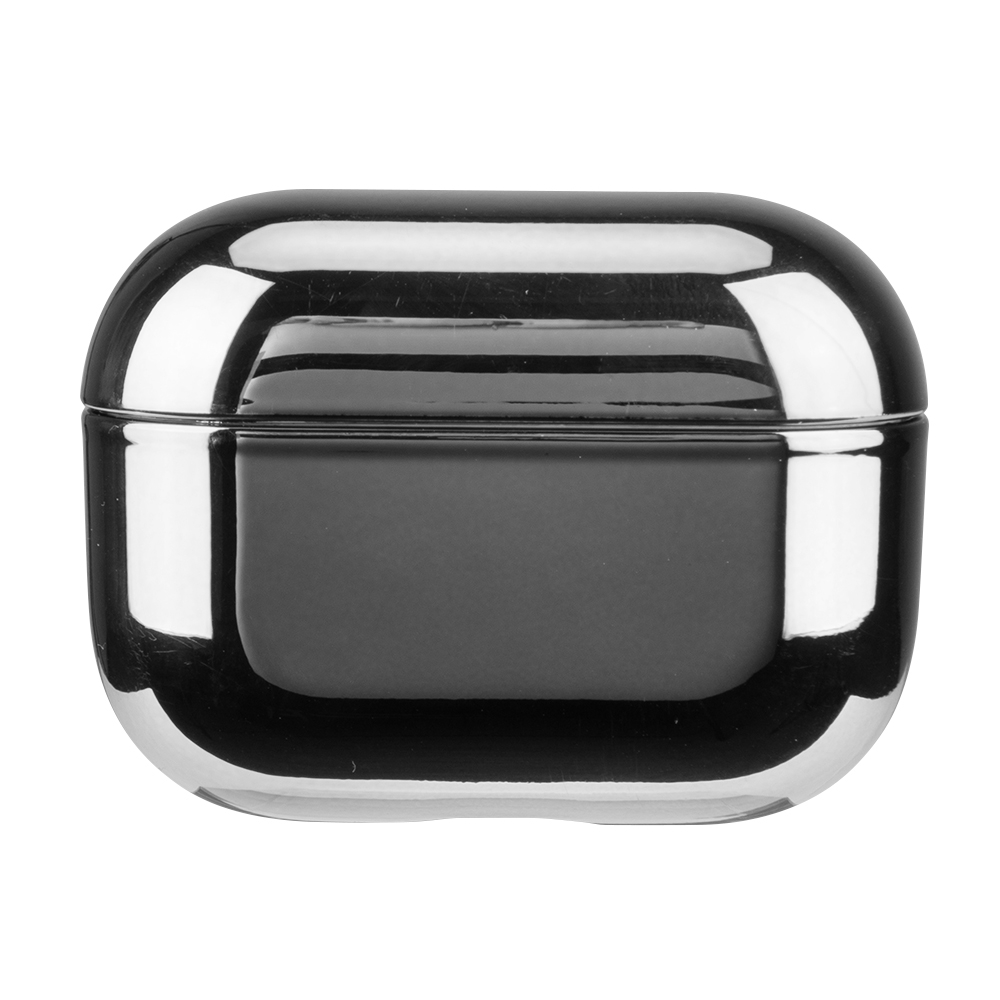 For AirPods Pro Electroplated PC Earphones Shockproof Protective Case(Silver) - Shopkiz.com