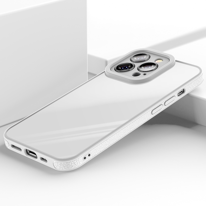 For iPhone 12 PC + TPU Shockproof Case(White) - Shopkiz.com