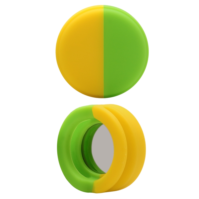 Pet Collar Anti-scratch Shockproof Silicone Case For AirTag 2nd Gen / AirTag 1st Gen, Size:34x34x16.7mm(Yellow Green) - Shopkiz.com