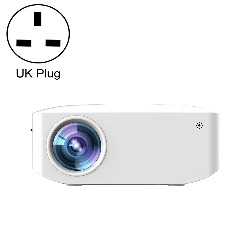 Y2 1280x720P 80ANSI Mini LCD LED Smart Projector, Plug Tpye:UK Plug - Shopkiz.com