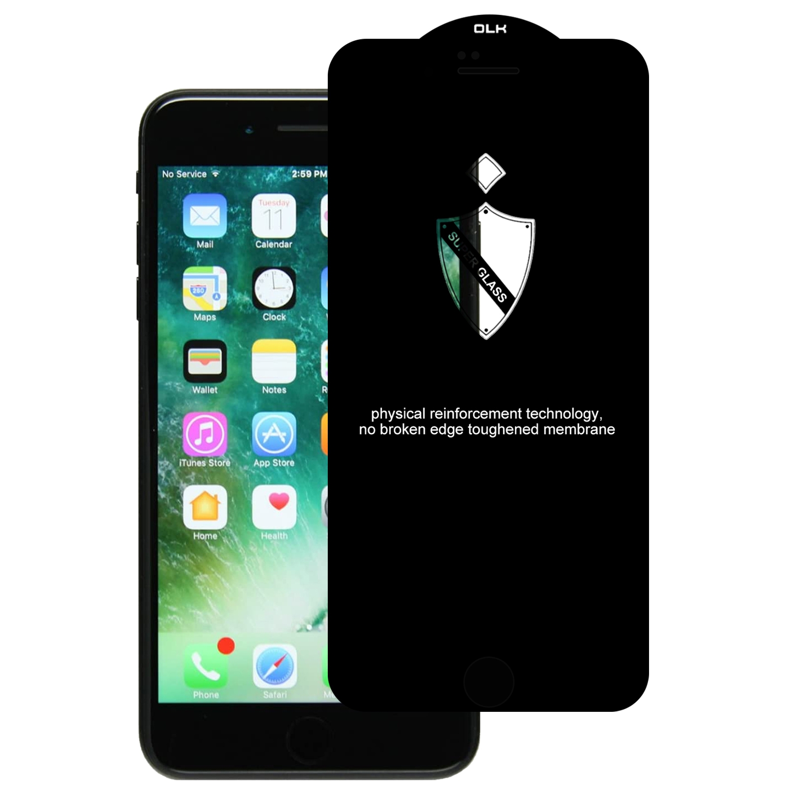 Shield Arc Tempered Glass Film For iPhone 6 Plus / 6s Plus - Shopkiz.com