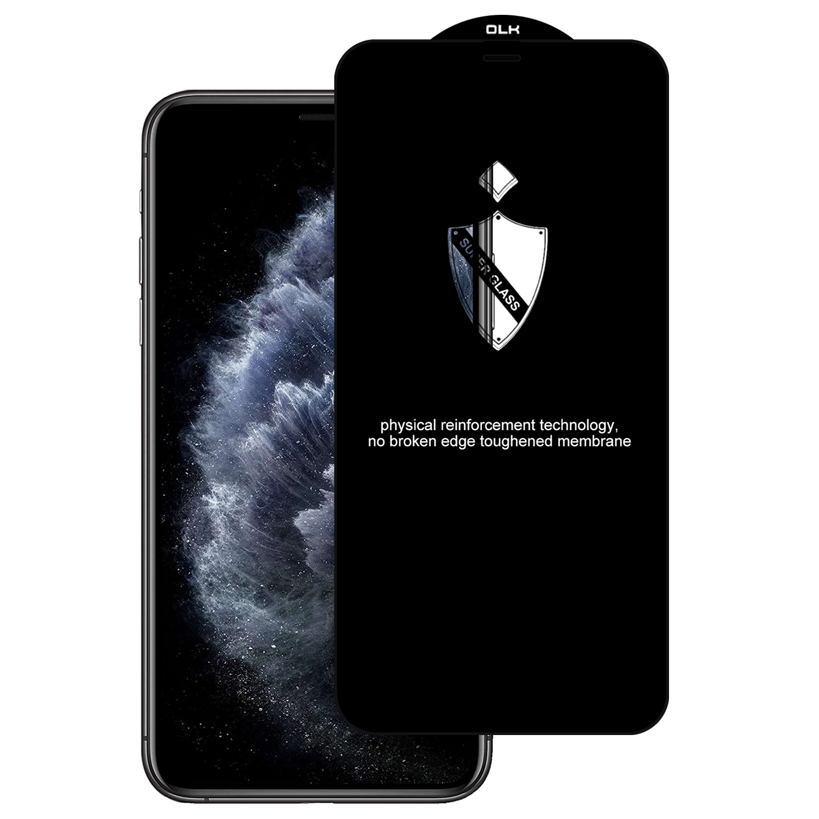 For iPhone 11 Pro / XS / X Shield Arc Tempered Glass Film - Shopkiz.com