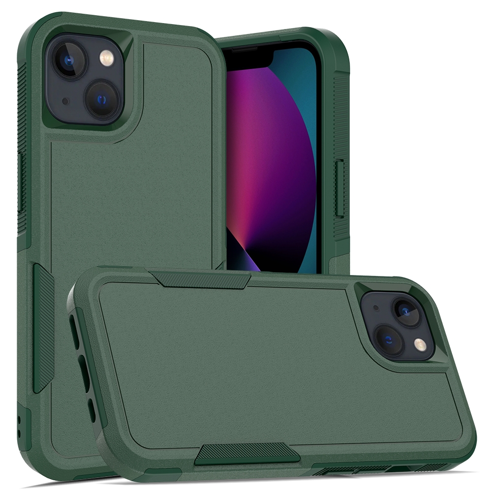 For iPhone 13 PC + TPU Phone Case(Dark Green) - Shopkiz.com