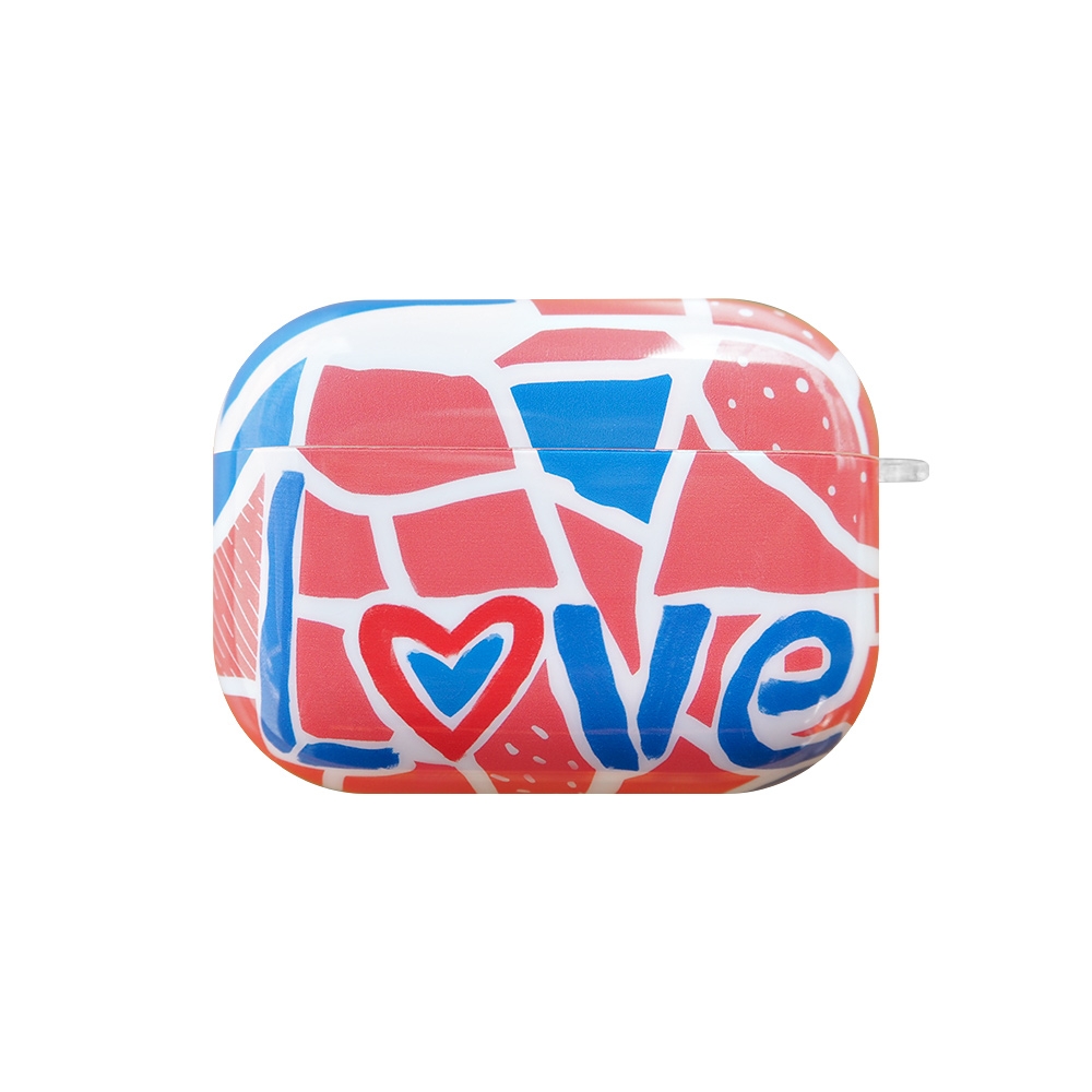 IMD Original Earphone Protective Case For AirPods Pro(Color Block Love) - Shopkiz.com