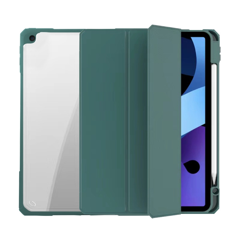 Mutural Pinyue Series Smart Leather Tablet Case For iPad 9.7 2018 / 2017(Green) - Shopkiz.com