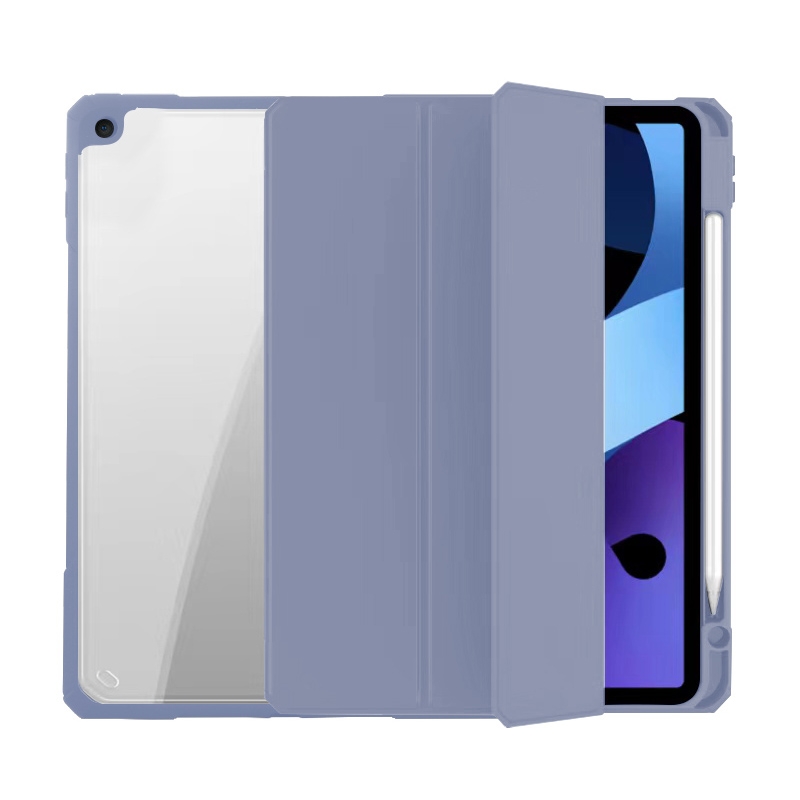 Mutural Pinyue Series Smart Leather Tablet Case For iPad 9.7 2018 / 2017(Purple) - Shopkiz.com