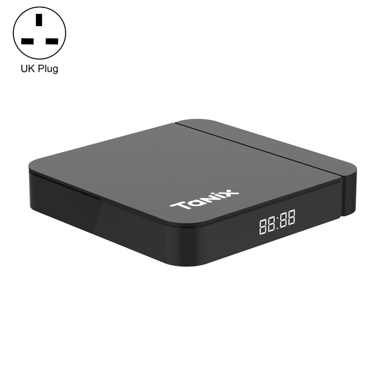 Tanix W2 Amlogic S905 Quad Core Smart TV Set Top Box, RAM:4G+32G With Dual Wifi/BT(UK Plug) - Shopkiz.com