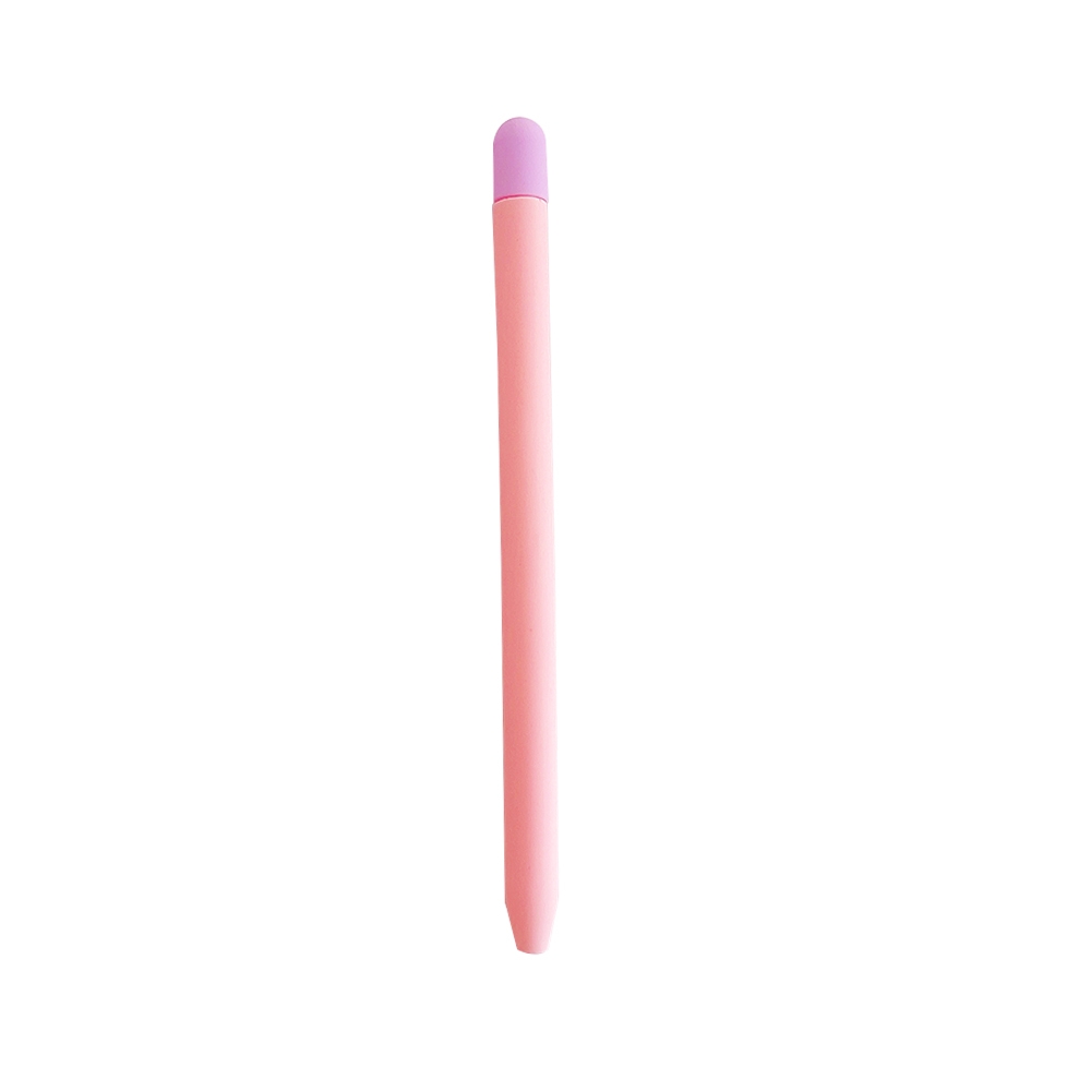 Contrasting Color Silicone Protective Case For Apple Pencil 2(Pink) - Shopkiz.com