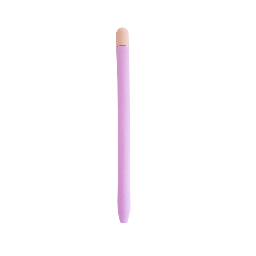 Contrasting Color Silicone Protective Case For Apple Pencil 2(Light Purple) - Shopkiz.com