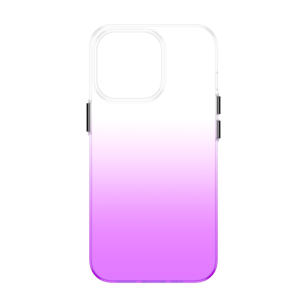 For iPhone 13 Pro PC Symphony Gradient Phone Case (Purple) - Shopkiz.com