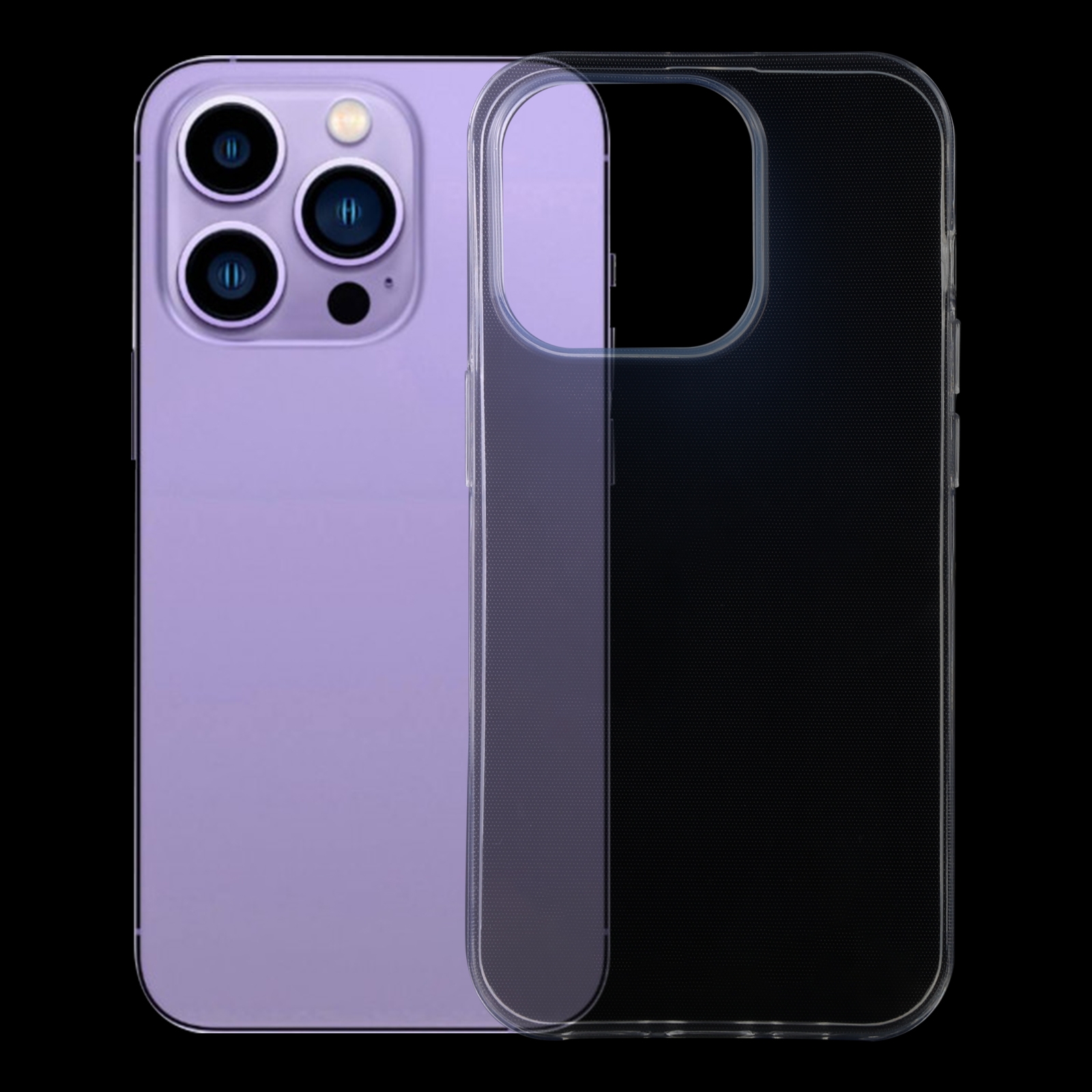 For iPhone 14 Pro 0.75mm Ultra-thin Transparent TPU Phone Case - Shopkiz.com