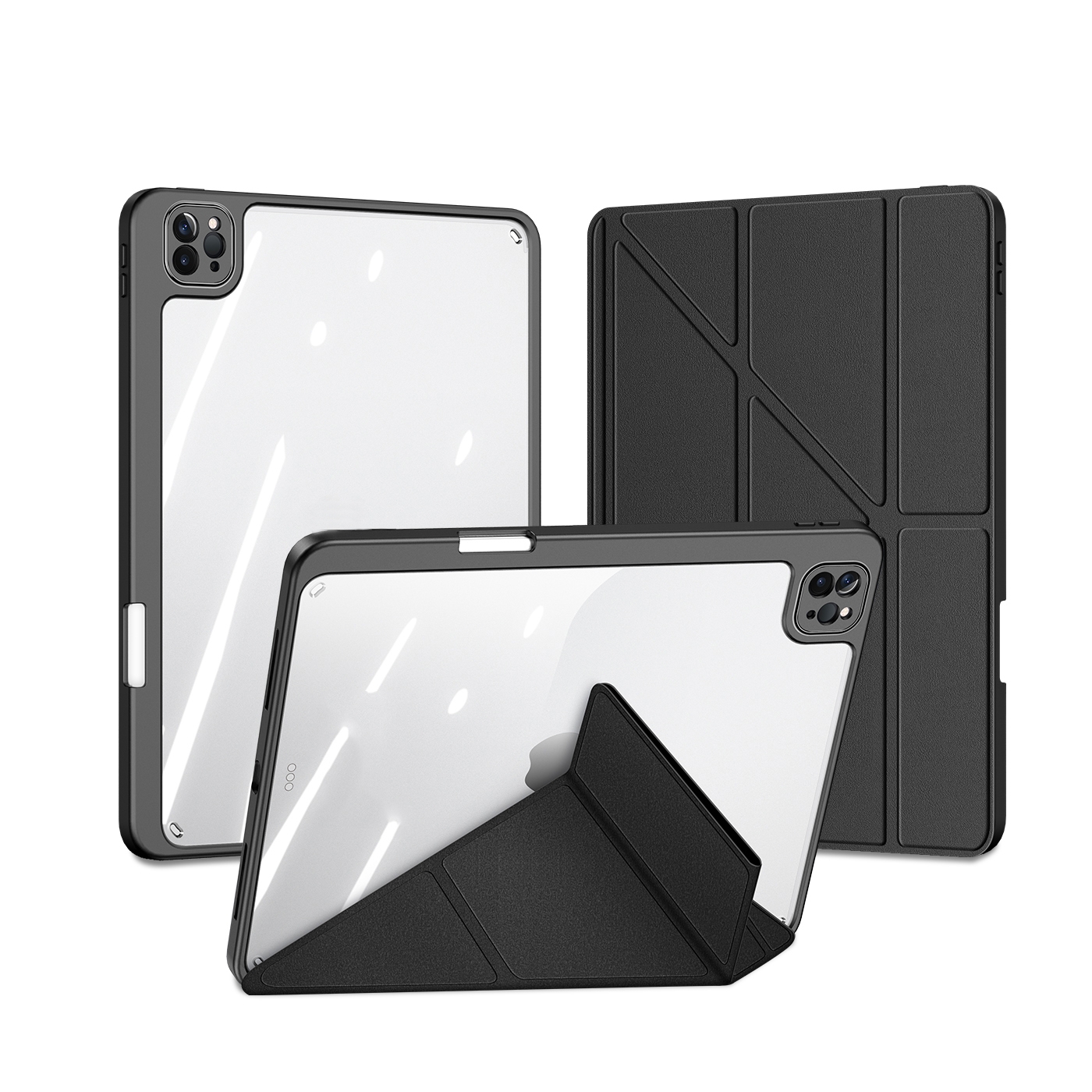 DUX DUCIS Magi Series Shockproof Tablet Case For iPad Pro 11 2022/2021/2020/2018 (Black) - Shopkiz.com