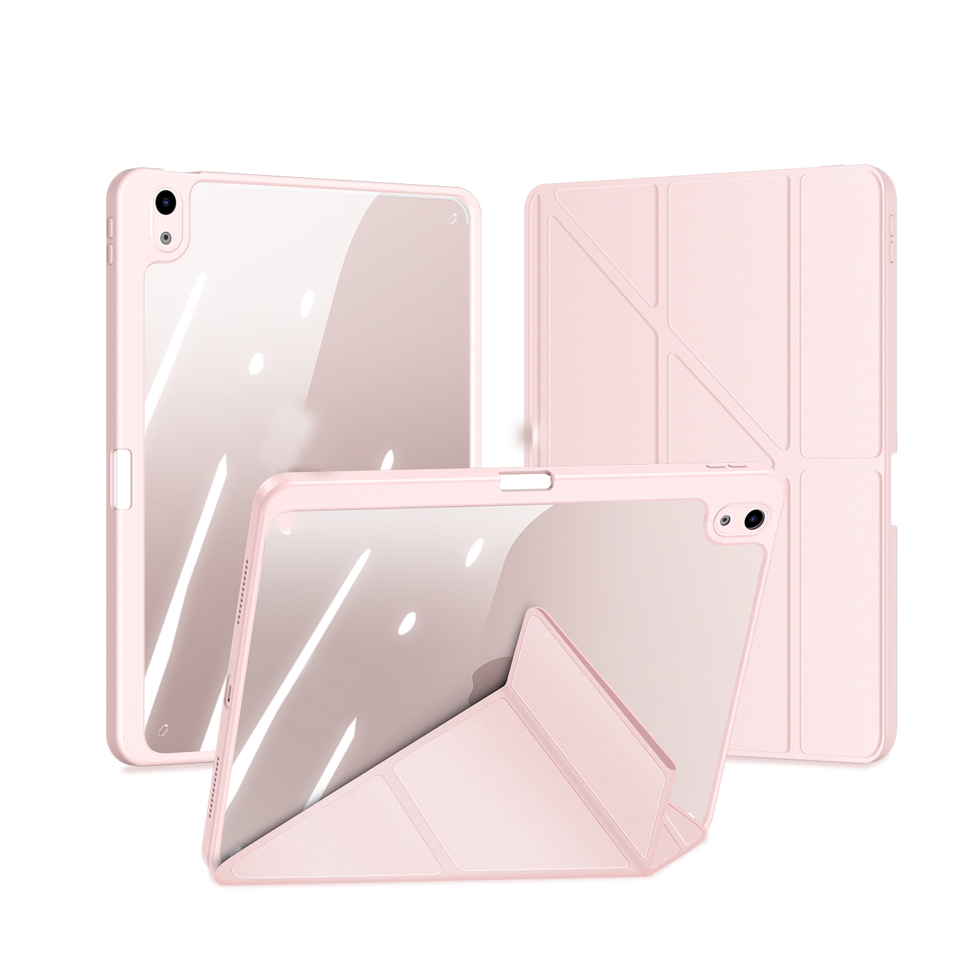 For iPad Air 2020 / Air 2022 / Air 11 2024 DUX DUCIS Magi Series Shockproof Tablet Case(Pink) - Shopkiz.com